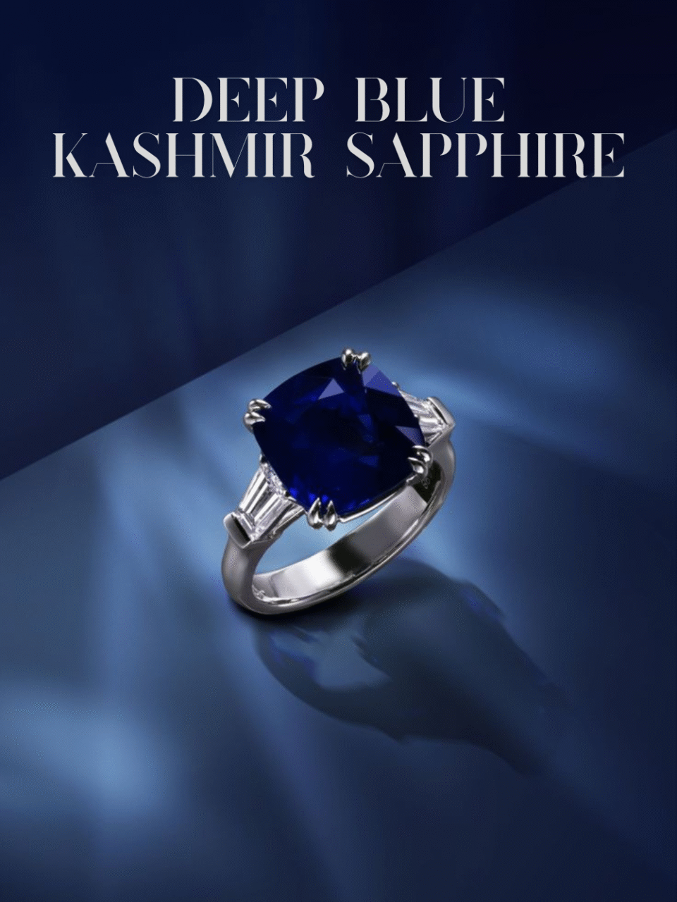 DEEP BLUE KASHMIR SAPPHIRE