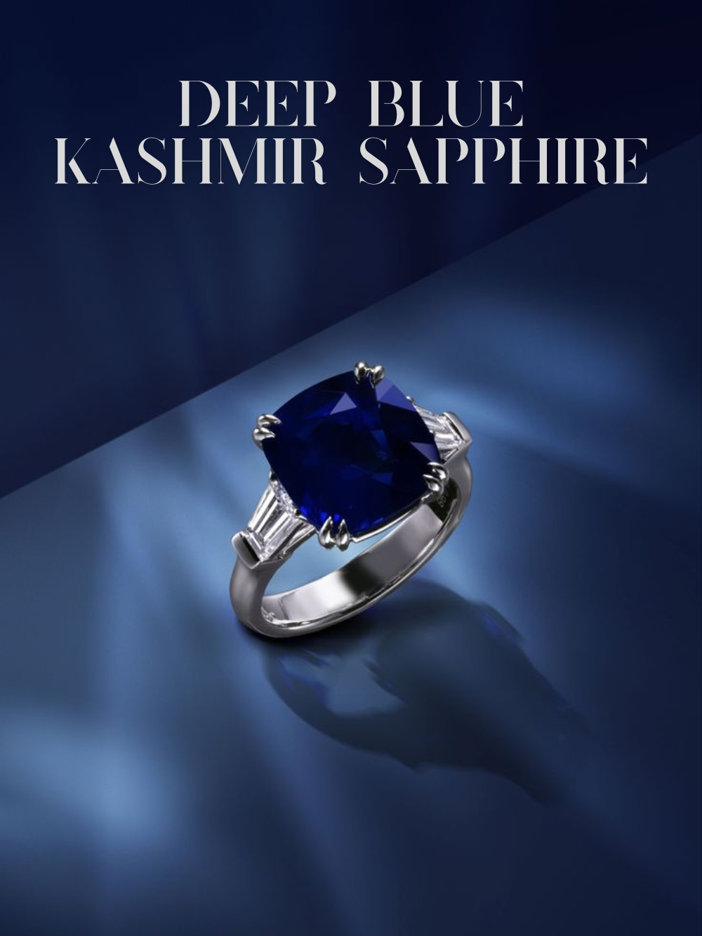 DEEP BLUE KASHMIR SAPPHIRE